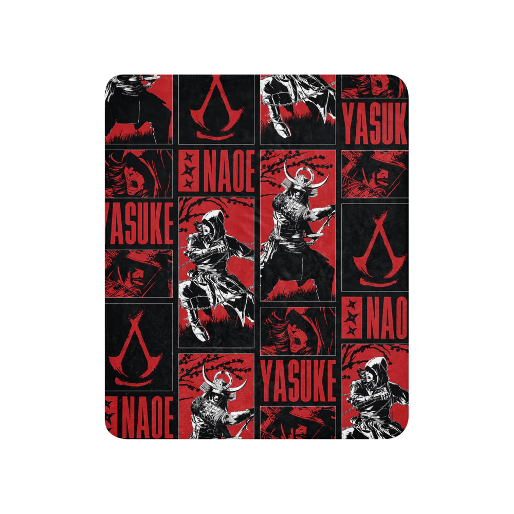 Assassin's Creed Shadows Yasuke & Naoe Sherpa Blanket - Image 7