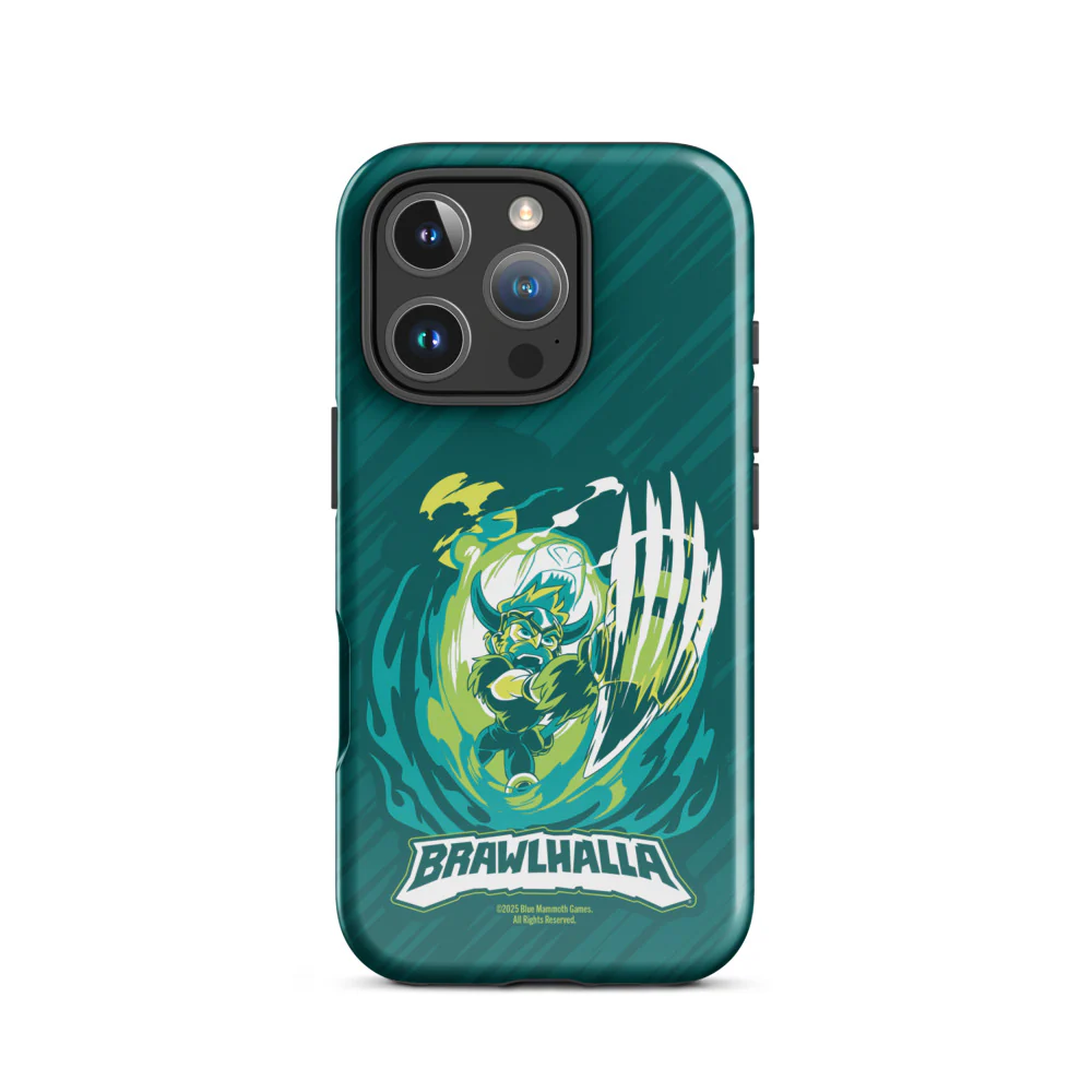 Brawlhalla Bödvar iPhone Tough Phone Case - Image 4