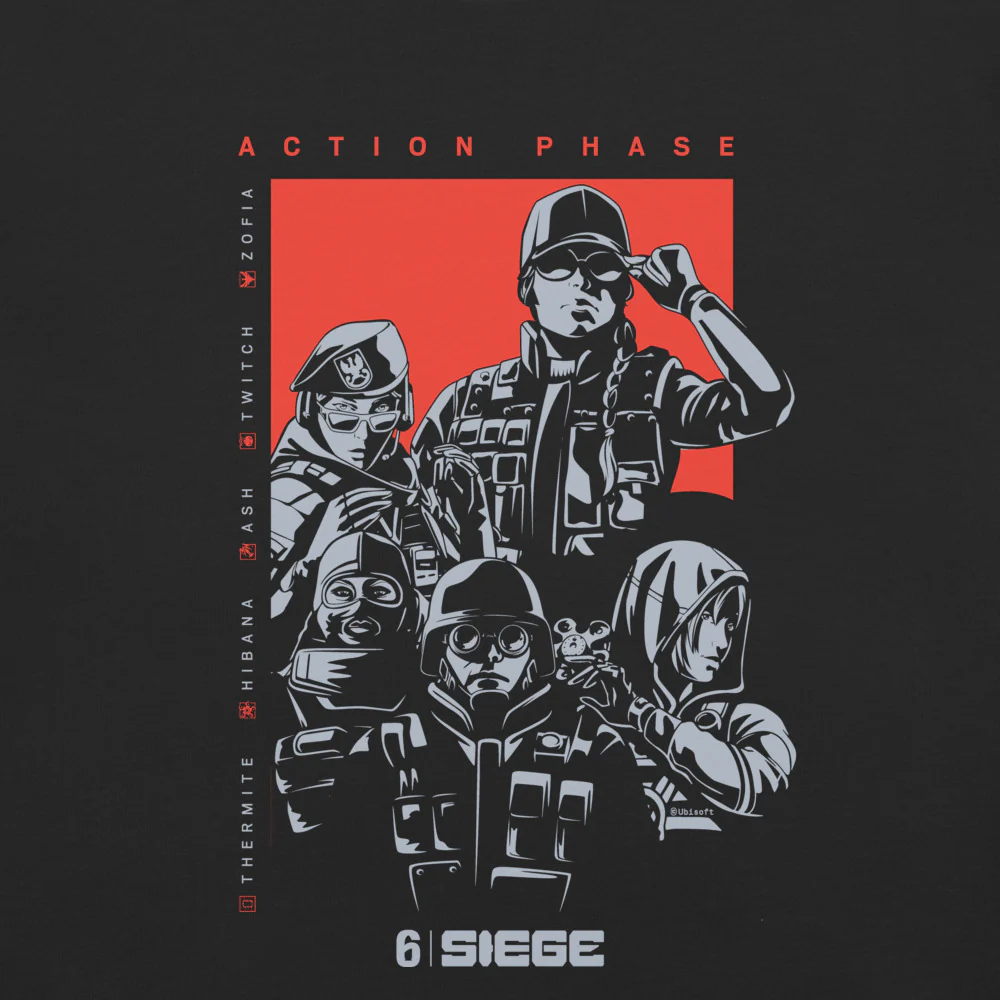 Six Siege Action Phase T-Shirt - Image 4